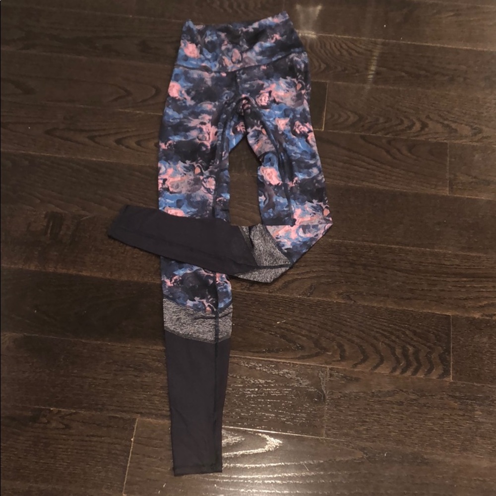 Floral lululemon leggings